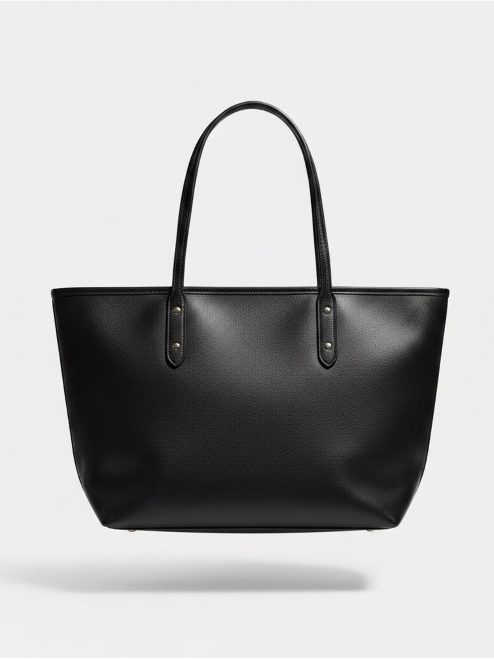 Coach Black Zip Leather Everyday Tote NWT - Picture 2 of 5